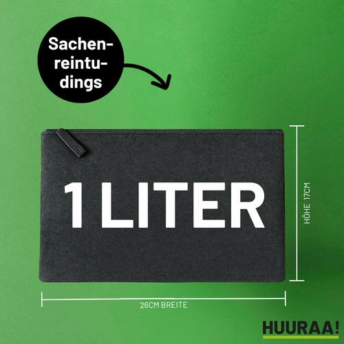 Kulturbeutel Lahntal verliebt Geschenkidee Lahntal Geschenk Präsent Mitbringsel - Bild 3 von 7