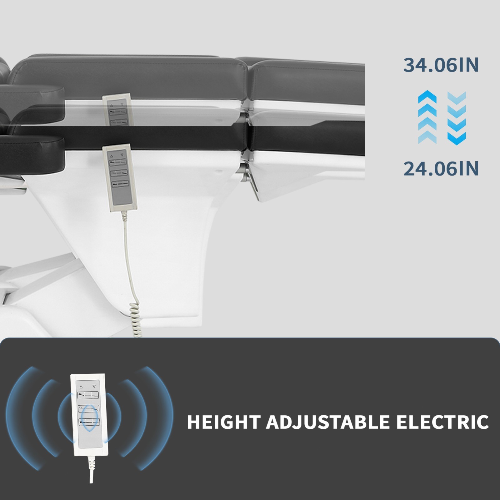 Electric Facial Bed Esthetician Chair Tattoo Chair Massage Table Beauty Spa Home