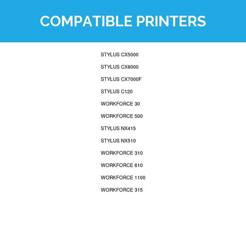 2 T0691 T069 T069120 Black Reman Ink Cartridge for Epson Workforce 610 600 1100 - Picture 7 of 7