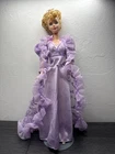 Vintage 1985 Mattel Barbie Dream Glow Fashions Gown glows in the dark Doll Inclu