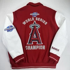 Los Angeles Angels 2002 World Series Champions Varsity VTG Jacket XXL G-III MLB