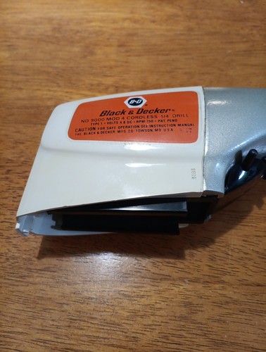 RARE - Black & Decker MOD4 Cordless System 1/4" Drill - Picture 2 of 3