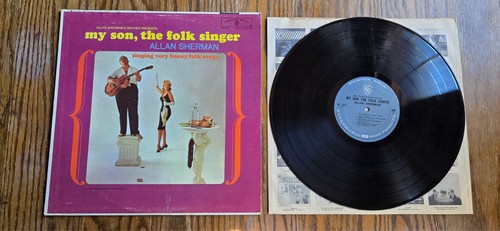 1962 Warner ALLAN SHERMAN MY SON THE FOLK SINGER lp comedy folk W1475 - Picture 1 of 2