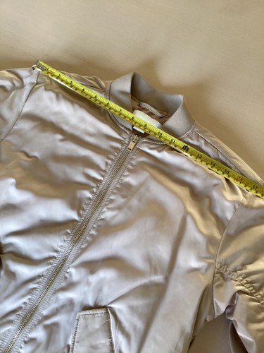 Ladies Beige Bomber Jacket, UK Size 6/USA 2, (23”L)… New - Picture 17 of 20