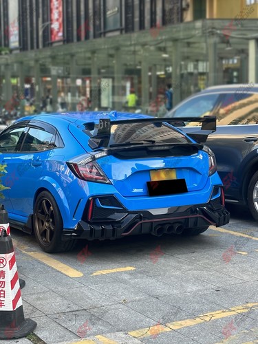 Carbon Fiber/Forged Rear Spoiler Lip Wing For Honda Civic Type R FK8 Mugen 17-21 - Picture 12 of 24