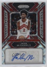 2023 Panini Prizm Sensational Signatures Choice 28/88 Jalen McDaniels Auto 14t3