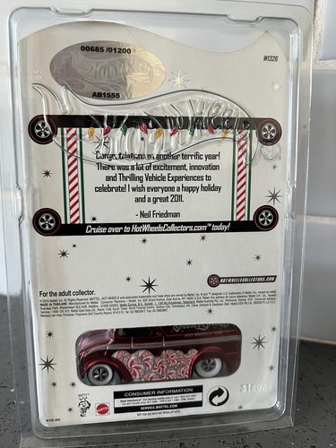 Hotwheels Employee Dairy Delivery 2010 Mattel Employees Holiday - Picture 5 of 7