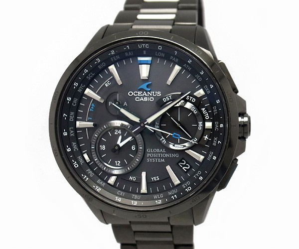 OCEANUS オシアナス　OCW-G1000B-1AJFGPS Casio Oceanus OCW-G1000B-1AJF GPS Hybrid Radio Solar 44mm /w
