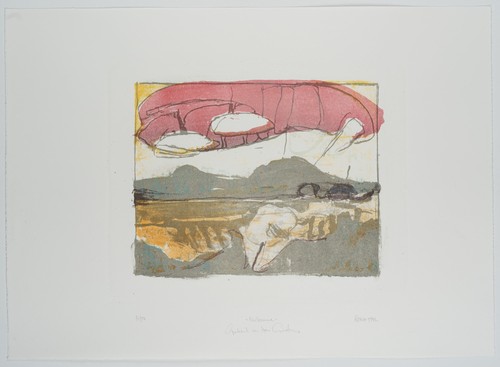 G. VAN DER GRINTEN (*1966), Nachsommer, 1992, Lithographie Moderne Abstrakt - Picture 2 of 5