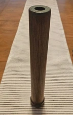 Large Hunter Bowen 63 Industrial Vintage Wooden Spool Bobbin 15" Tall Green