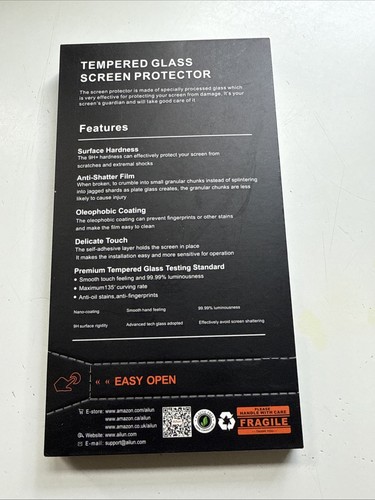 Ailun - iPhone 16 15 14 13 12 11 Pro Max XR Tempered Glass Screen Protector 3x - Picture 2 of 2