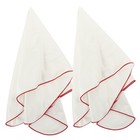 2pcs Mikrofaserglashandtuch Weinglas Polierstoff Ultra saugende Küchenstange