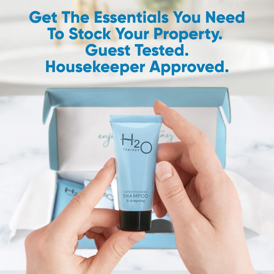 Kit de amenidades | Artículos de tocador a granel para hotel | Champú, acondicionador, loción, B... Foto 4 de 4