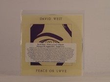DAVID WEST PEACE OR LOVE (491) 11 Track Promo CD Album including Picture Sleeve 