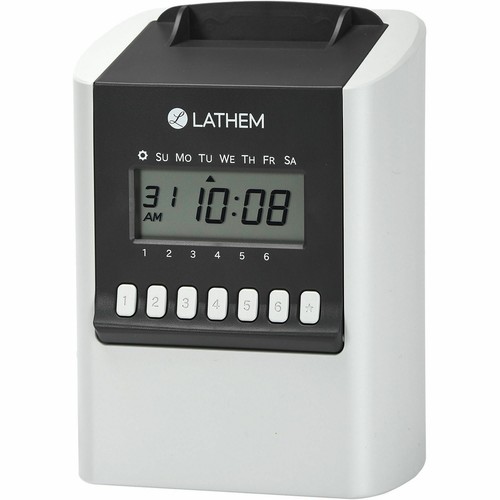 Lathem 700E Calculating Electronic Time Clock - Picture 6 of 6