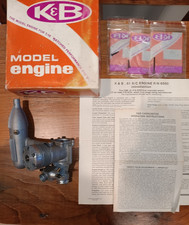 New K&B 61 RC Engine with K&B carb and muffler - no. 6550