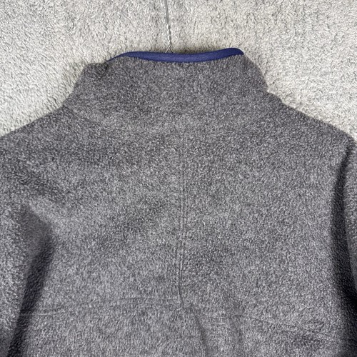 Vintage LL Bean Jacket Men's L Full Zip Fleece USA Made Outdoor 0721 Heather 90s - Picture 11 of 12