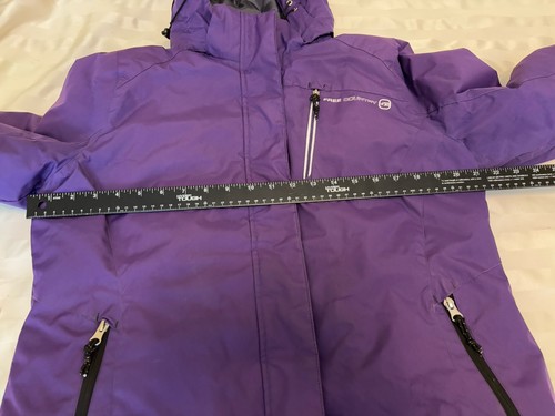 Free Country Radiance Purple Gray Women’s L 3 In 1 Ski Systems Coat - Picture 6 of 14