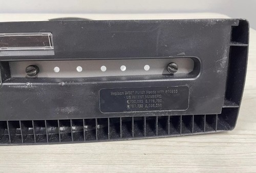 Swingline 3 Hole Punch Light Touch Commercial Heavy Duty 74865 Gray Black - Picture 12 of 12