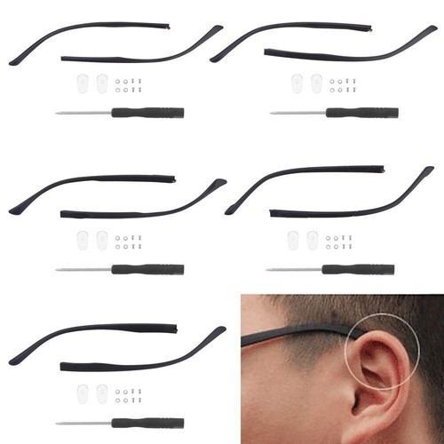 Gafas universales brazo repuesto metal templo accesorios brazos ojo antideslizante - Imagen 7 de 29