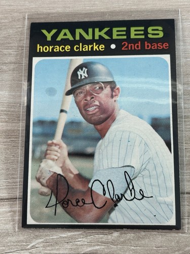 Horace Clarke 1971 Topps Baseball Karte #715 New York Yankees