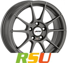 Autec Typ W - Wizard gunmetal 8x18" ET35 LK4 100 ML 70 Alufelgen 18 Zoll