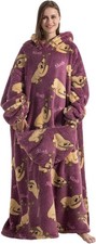 Wearable Blanket Hoodie for Adults - Extra Long Womens Blanket Sweatshirt