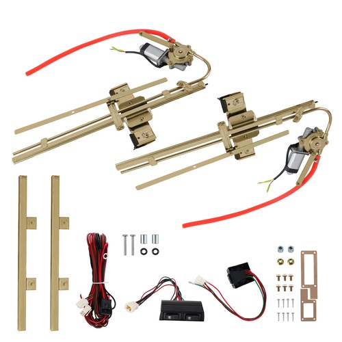 Universal Comprehensive Power Window Kit for 2-Door Flat Glass Window sales - Picture 2 of 14