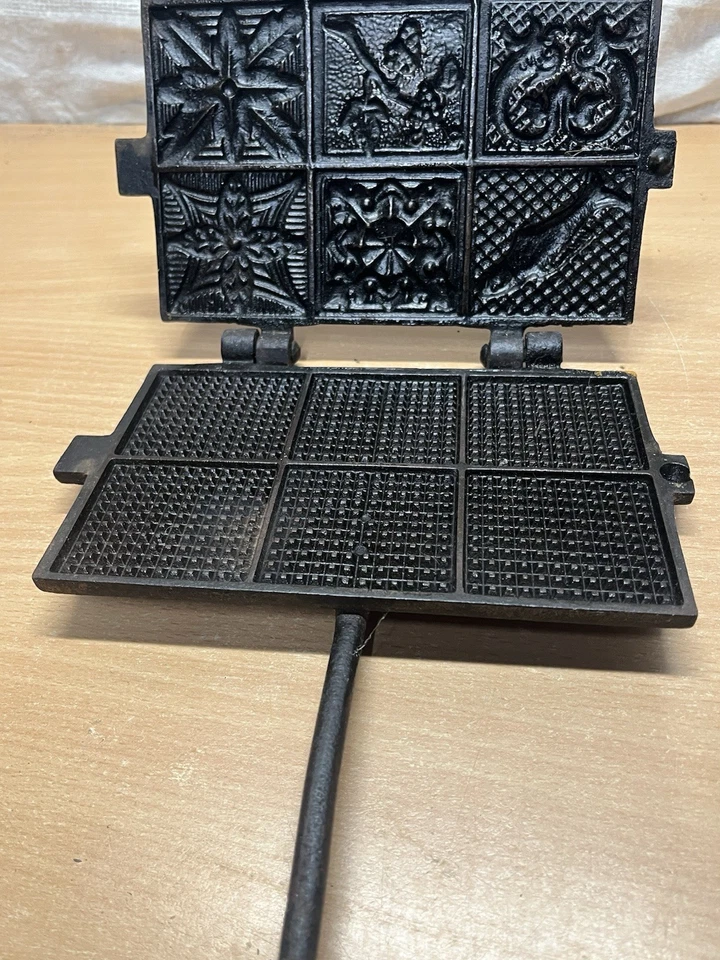 RARE Ancien Gaufrier 18 Eme - Photo 4/4