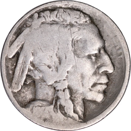 1914-D 5c Buffalo Nickel ~ Good Details
