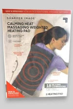 Calming Heat Massaging Weighted Heating Pad by Sharper Image, 18 Combinations