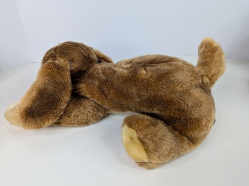 "Juguetes de peluche flojos vintage Animal Alley Darby cachorro perro marrón tostado R Us medianos 18""" - Imagen 4 de 11