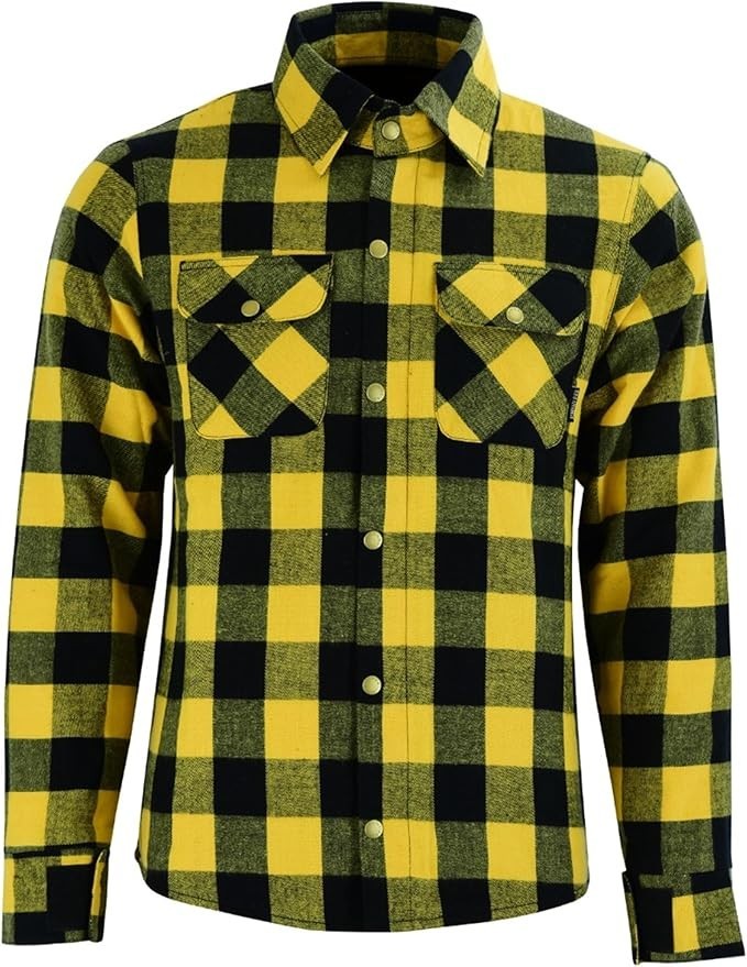 Camisa Moto Lumberjack Kevlar leñador Camisa Con Proteccion Chaqueta Proteccion