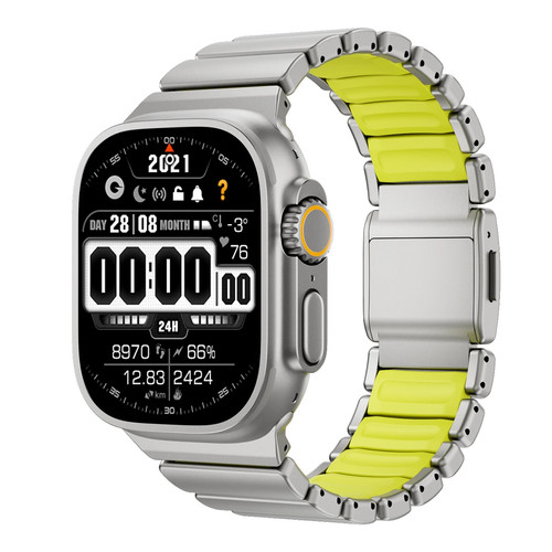 Correa magnética de silicona de titanio para Apple Watch Ultra 3/2 49 mm serie 11 10 46 mm - Imagen 10 de 30