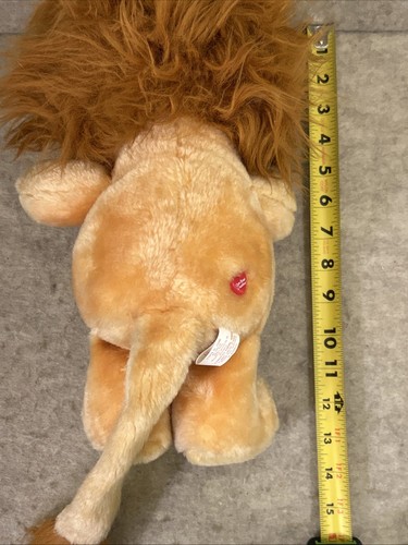 Vintage 1984 Care Bears Cousins Brave Heart Lion Plush Stuffed Animal Toy Kenner - Picture 7 of 9