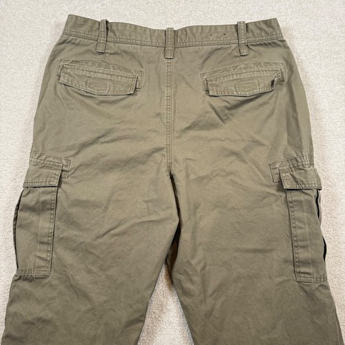 Eddie Bauer Utility Fit Cargo Pants Mens 36x30 Khaki Brown - Imagen 3 de 8