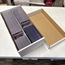 Graded Card Shoe Storage Box 2 Row Cardboard Lid PSA Beckett CGC & Other Trading
