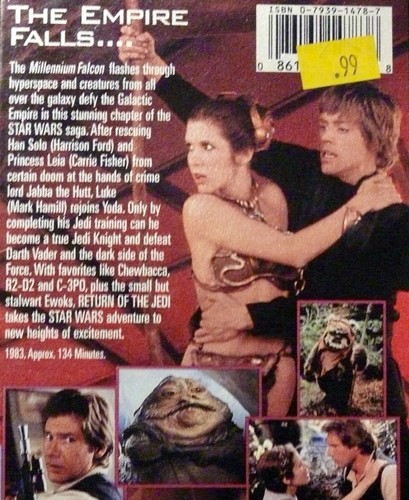 Star Wars Return of the Jedi VHS THX Digitally Remastered - Picture 3 of 5