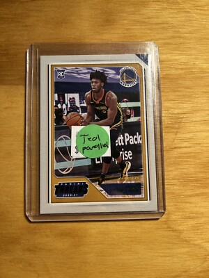 James Wiseman 2020-21 Panini Chronicles Threads Green Parallel Rookie Card #93