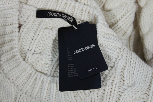 Roberto Cavalli 2 Herren 100% Wolle Pullover US XL - Bild 9 von 10