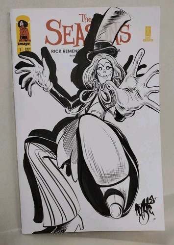 Season #1 (2025) Rick Remender Image Comic Sketch Variant W Original DCastr Art - Picture 3 of 6