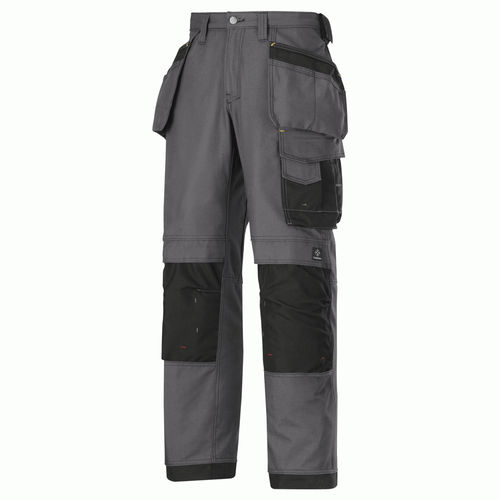 Snickers 3214 Canvas+ Craftsmen Holster Pocket Trousers Various Colours - Picture 7 of 8