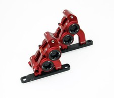 Red Juin Tech ETF 4-Piston Flat Mount Hydraulic Brakes Fit Shimano 160mm Road CX