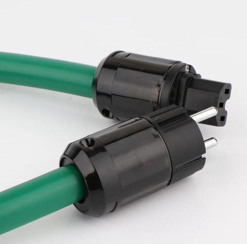 Hifi Kupfer NETZKABEL Audiokabel Versorgung Netz USA/EU UIEC Stecker Schuko Stecker - Bild 6 von 7