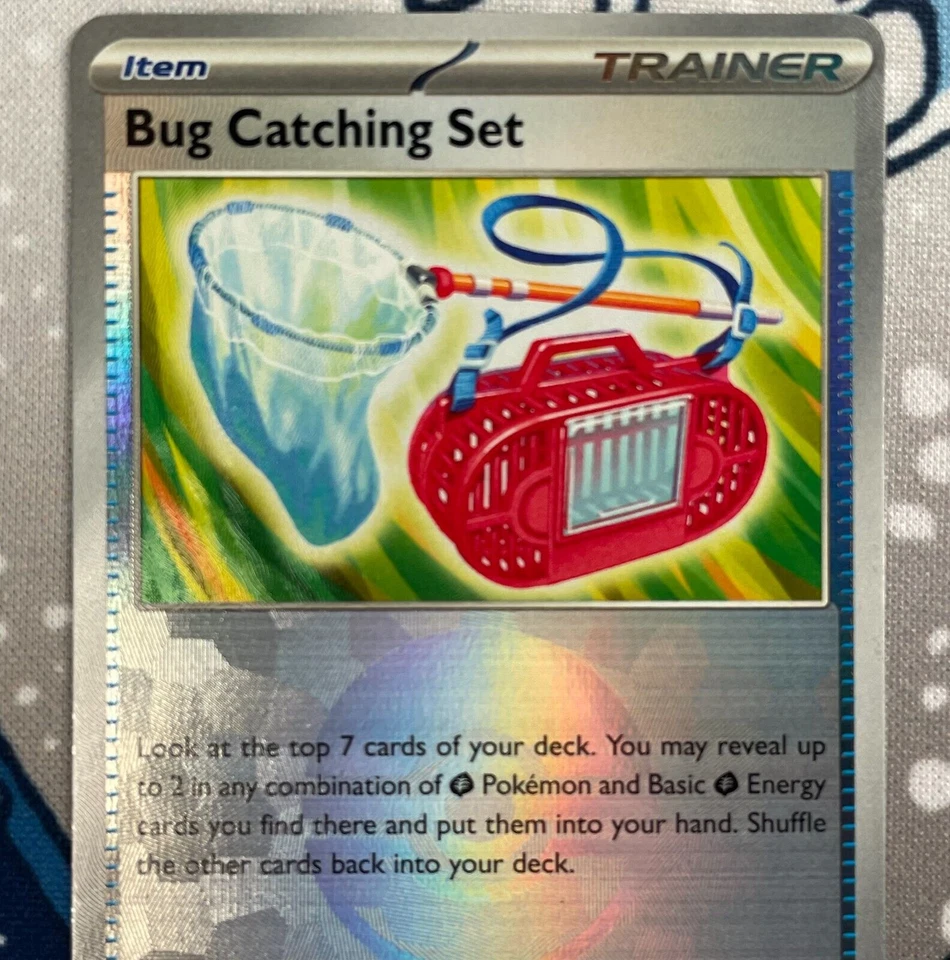 Bug Catching Set 102/131 Pokeball Reverse Prismatic Evolutions Pokemon Card NM - Image 2 of 3