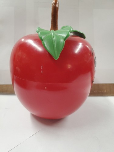1972 Fisher Price HAPPY APPLE Musical Chime Wobble Baby Toy | Long Stem - Picture 6 of 14