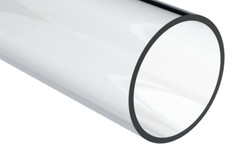Acrylic Extruded Rigid round Tube, Clear, 6-3/4" ID X 7" OD X 12" L