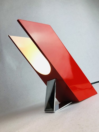 🟨 Vintage 80s Space Age Original table Lamp Tronconi Rezzonico Carmellini Style - Foto 5 di 23