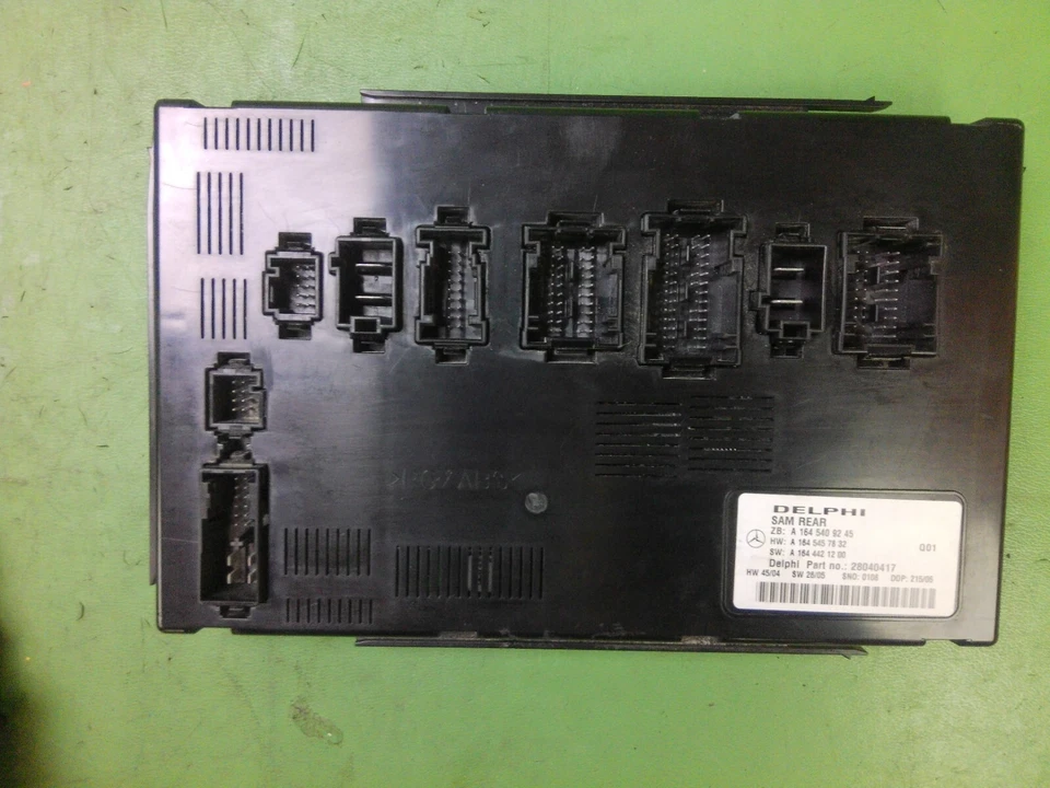 2006 MERCEDES BENZ R500 REAR SAM FUSE BOX RELAY CONTROL MODULE 1645409245 OEM ds Foto 3 de 4