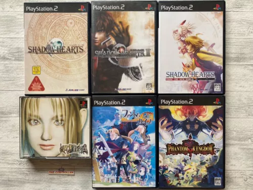SONY PS 1 2 Koudelka & Shadow Hearts 1  2 & New World & Phantom Brave & Kingdom